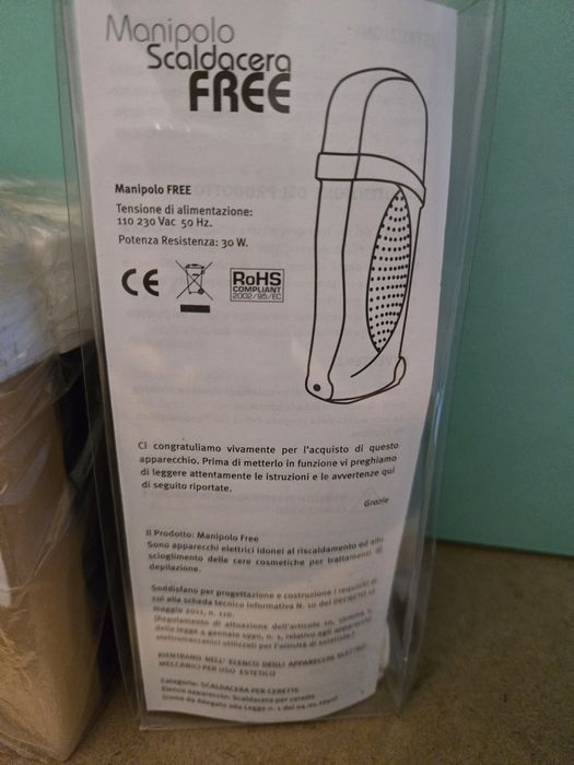 Aparat nou încălzire ceara + 7 cartusuri