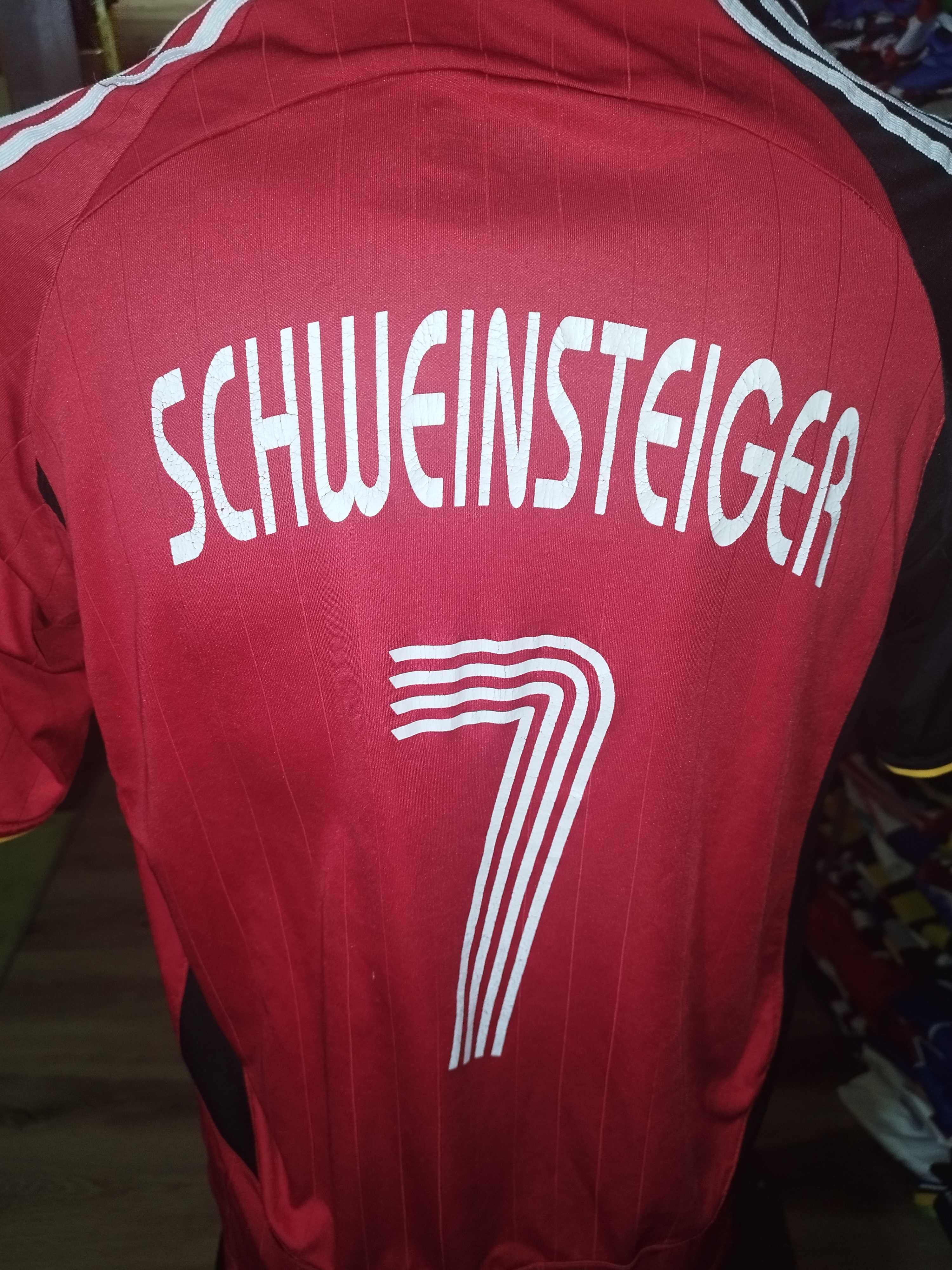 tricou germania DFB adidas #7 schweinsteiger 2006 away kit marimea XL