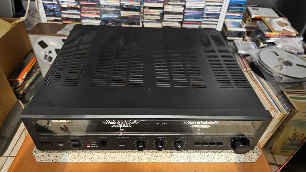 Amplificator Dual CV-1462 cu vumetre mari, cap de serie, test video