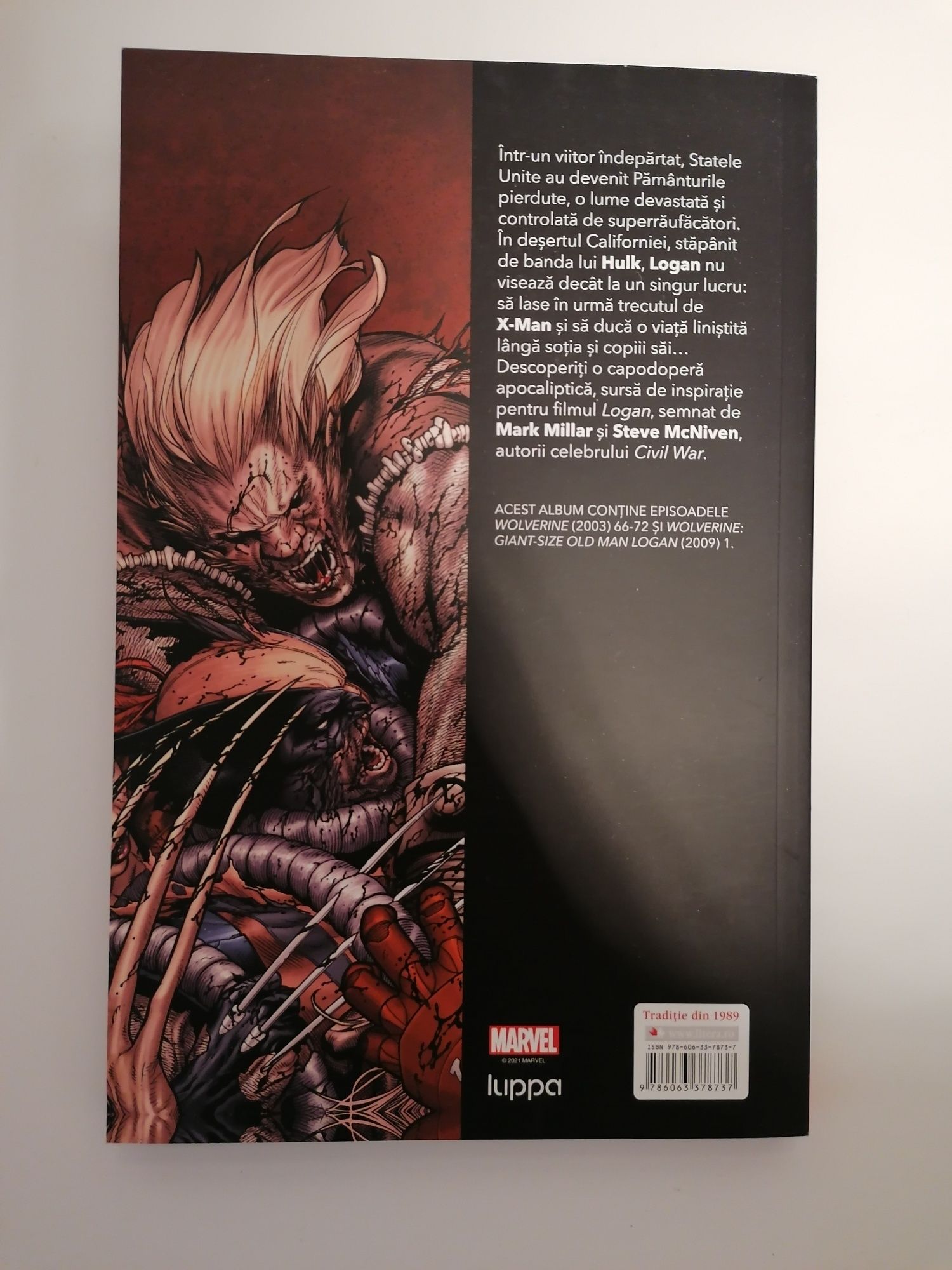 Banda desenata/Comic book Marvel Wolverine - Batranul Logan