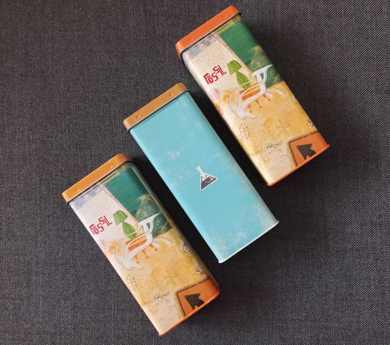 Fossil метални кутии / калъфи за очила