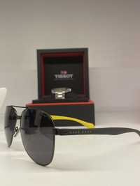 Поляризирани слънчеви очила - Hugo Boss (Черно/Жълти)