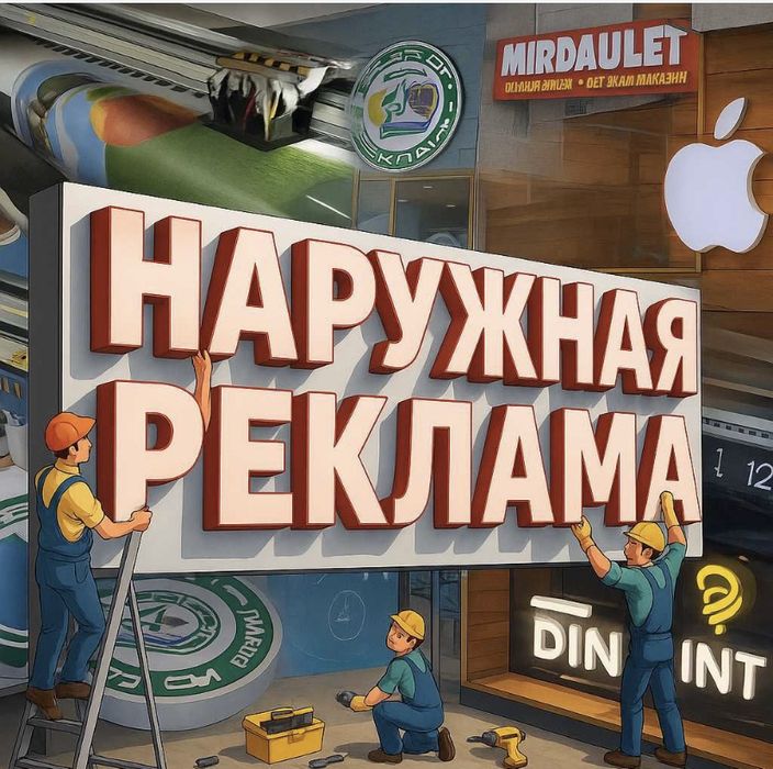 РЕКЛАМА вывеска банер