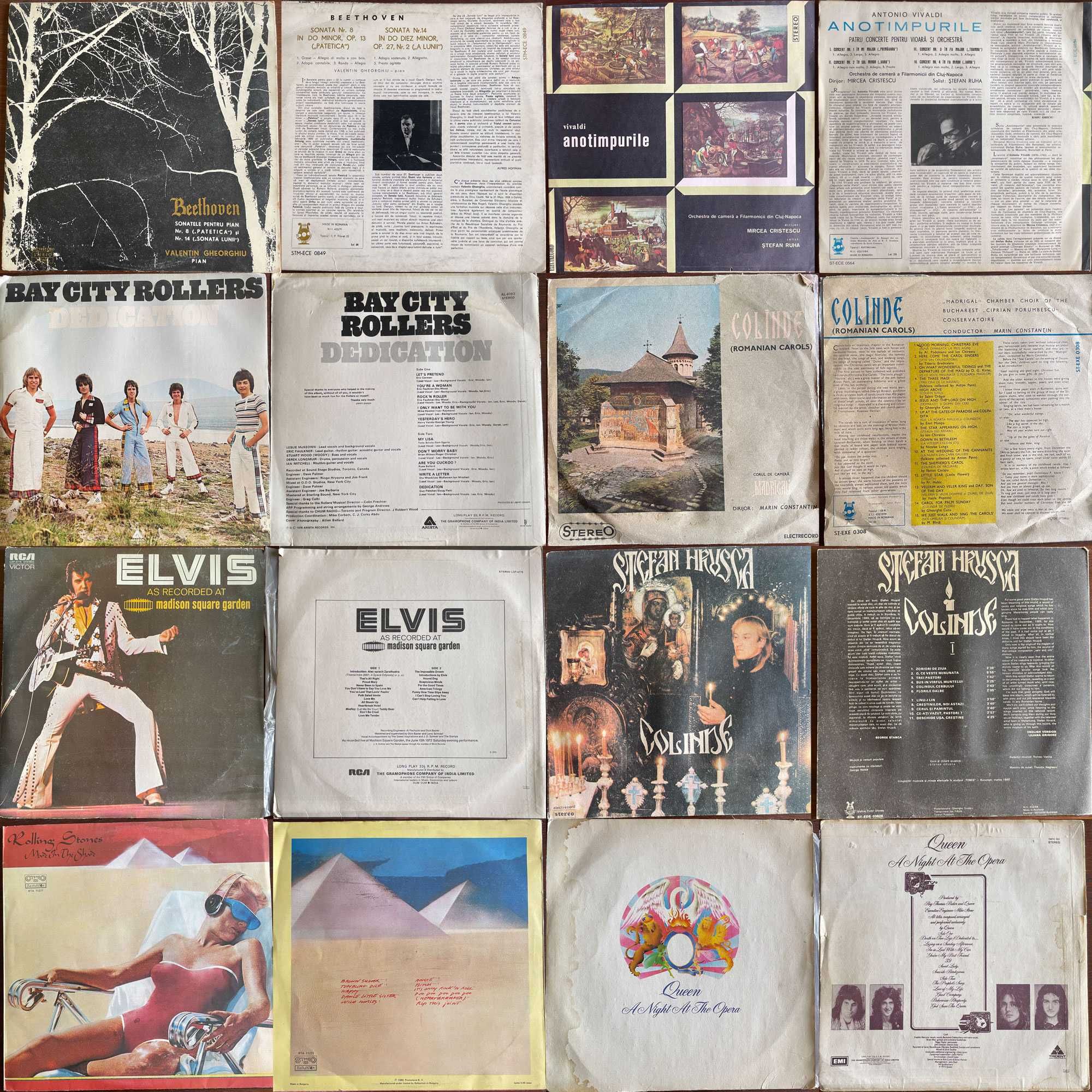 Viniluri titluri variate românești și străine