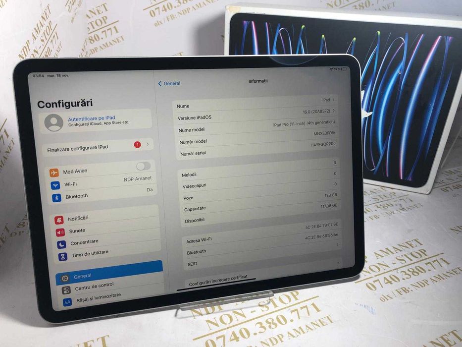 NDP Amanet Calea Mosilor 298 IPAD 11 PRO (43982)