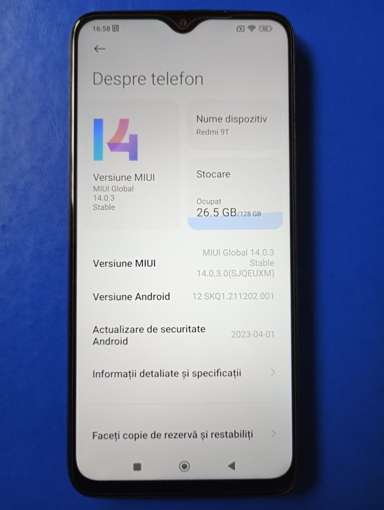 Telefon Xiaomi Redmi 9 T Carbon Gray