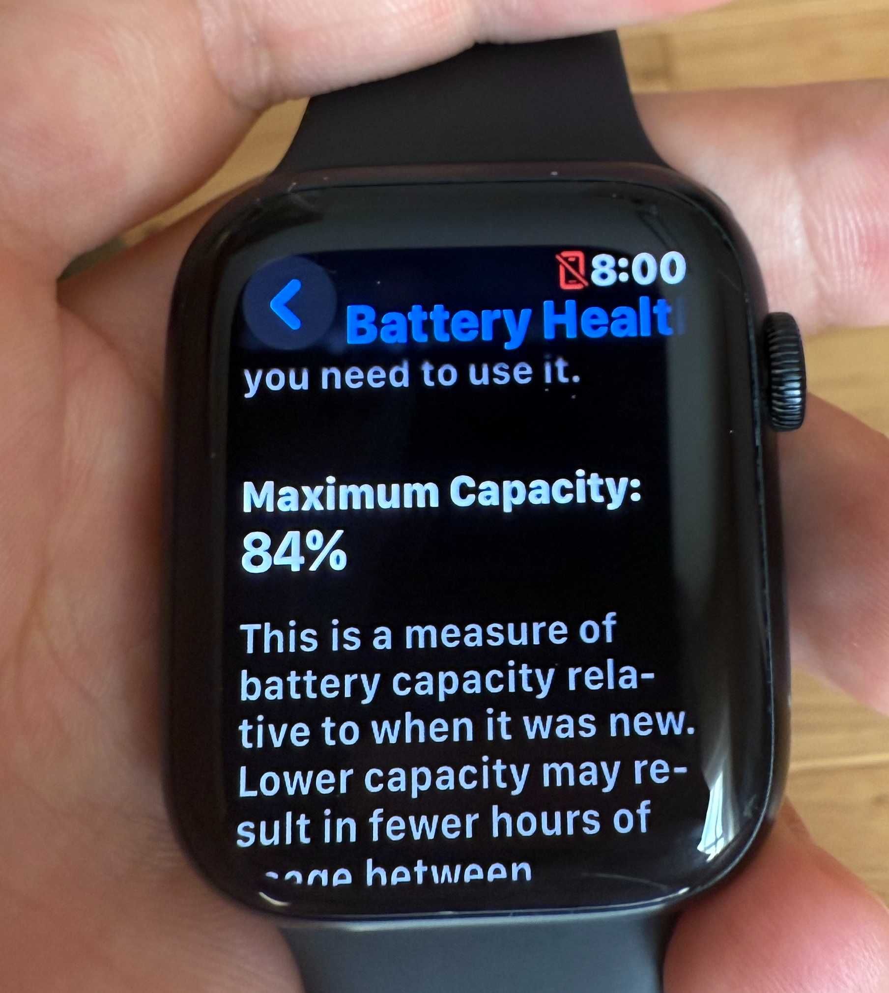 Apple Watch Series 7, 45 мм, черен