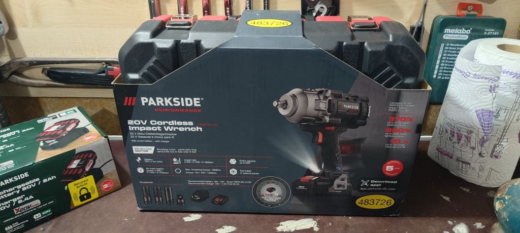 Ударен гайковерт Parkside 20V team