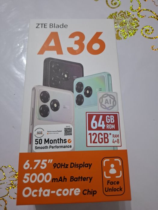 Продам новый телефон ZTEA-36