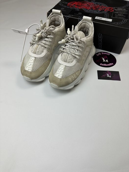 Versace chain white size 42 fit 42-43