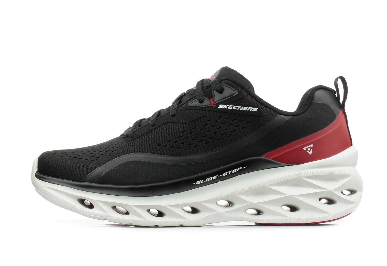 Pantofi Skechers, Glide Step Swift Midio, marimea 43, negru/rosu