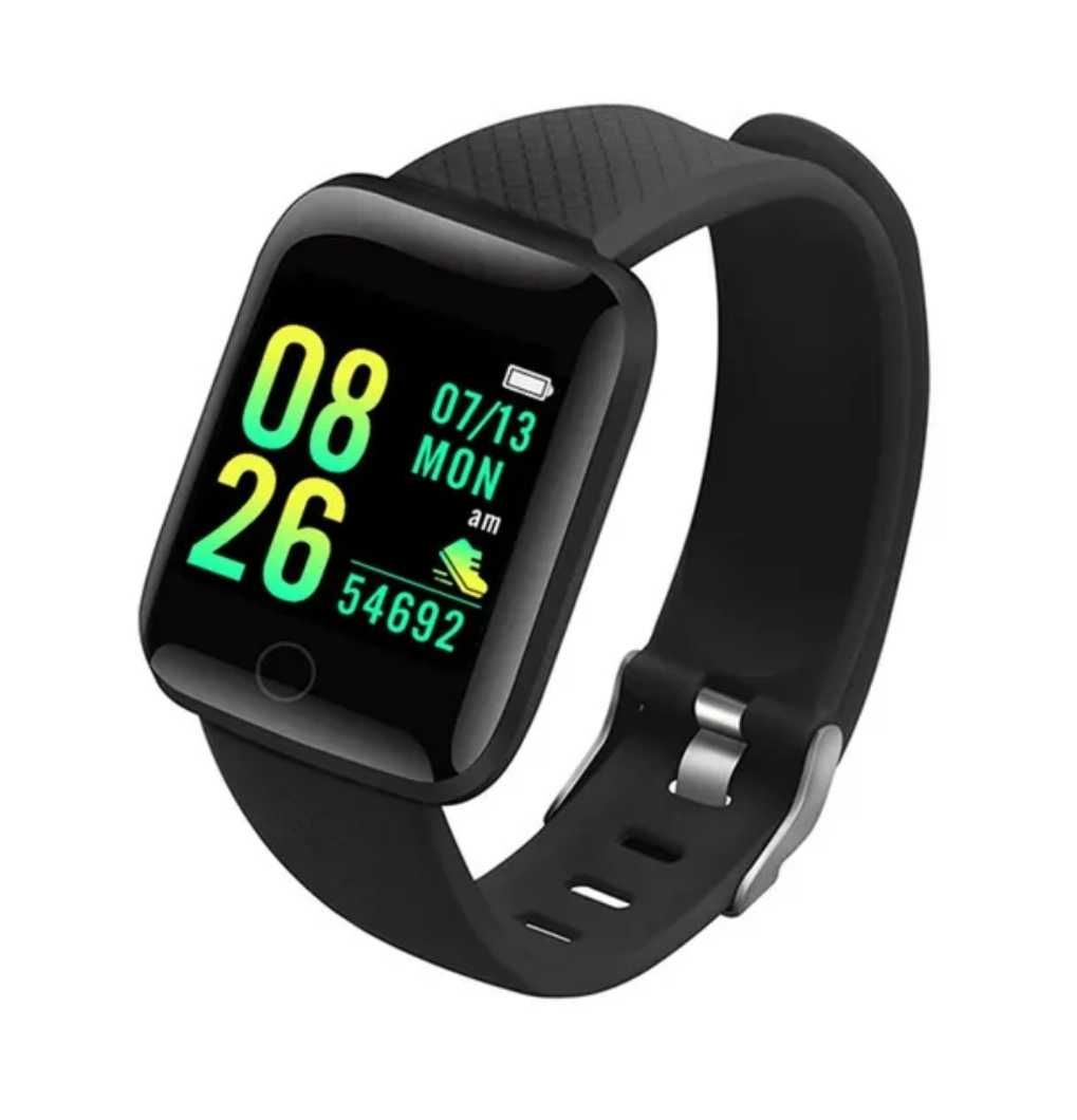 Set smart watch 2 curele: negru+roșu.Conectare la telefon. Performant.