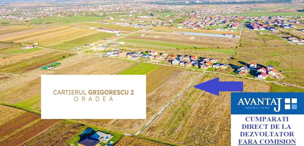 Parcele în cartierul GRIGORESCU 2 Oradea cu PUZ