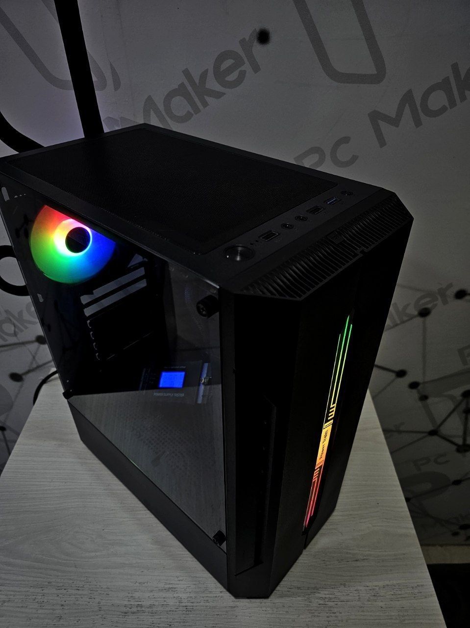 Игравой ПК компьютер i7/RX570/ssd120/hdd500/озу16