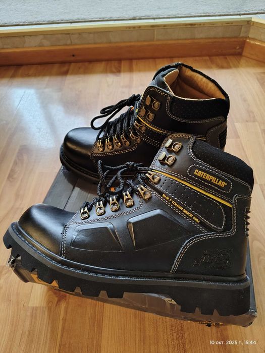 Ботинки Caterpillar Pro (США),кожа,оригинал,новые,р-р 41