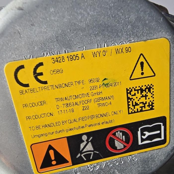 Centura de siguranta stanga spate Opel Astra K