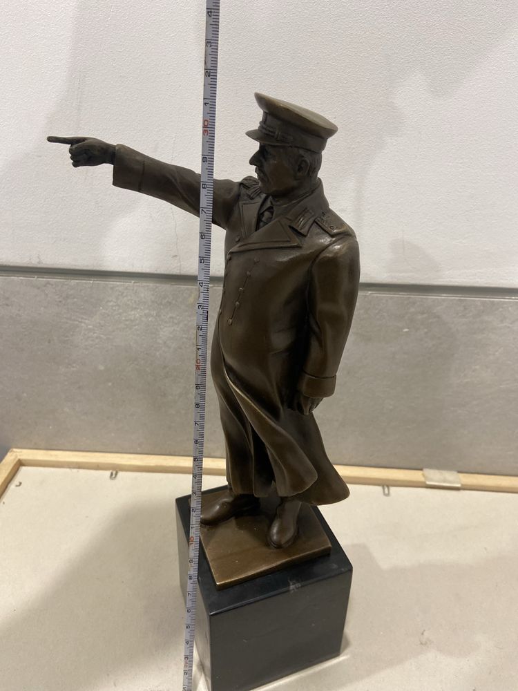 Stalin -Statueta bronz  / 33 cm