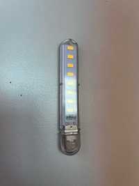Неупотребявана светодиодна/ LED, преносима лампа за USB