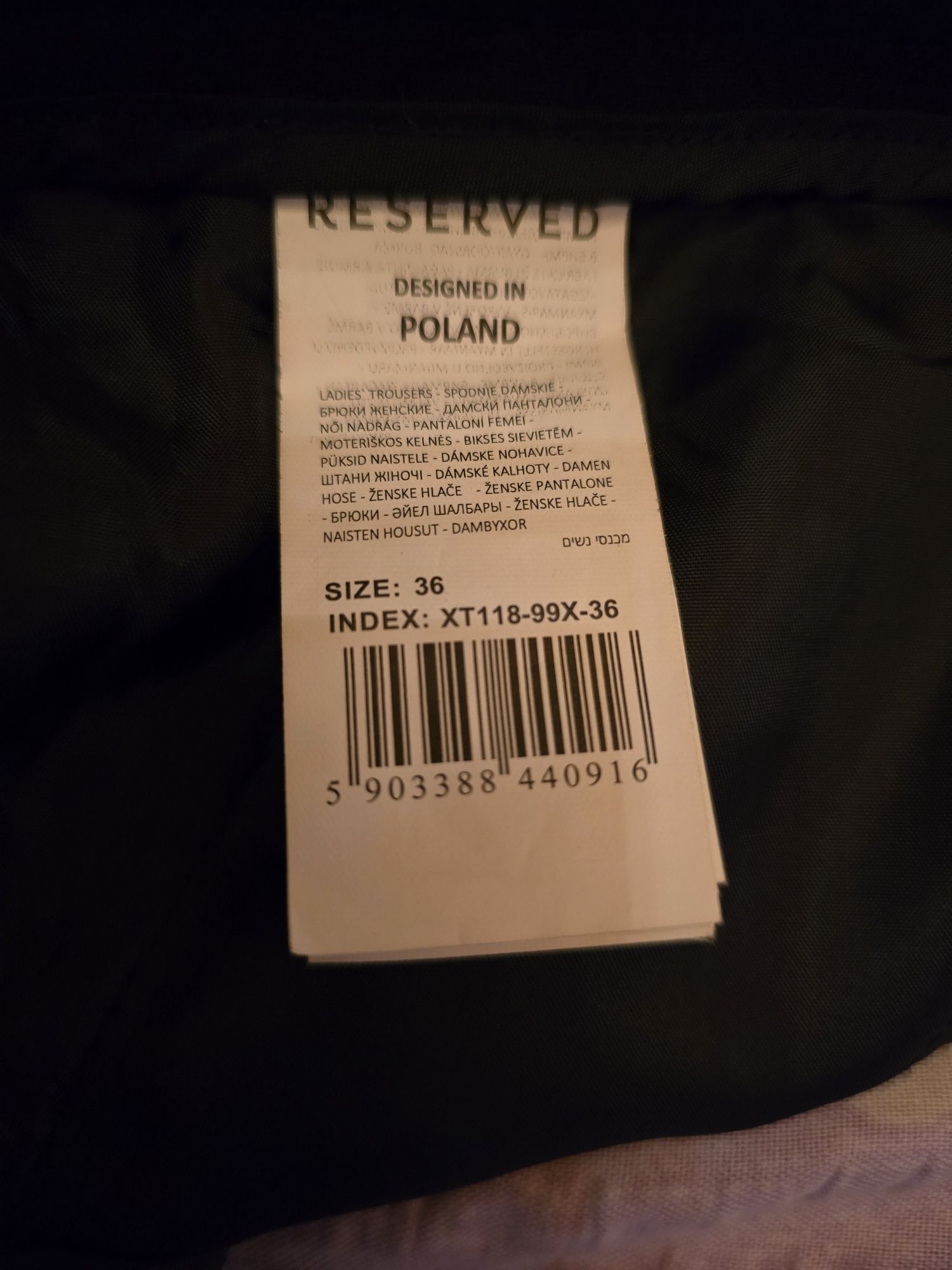 Pantaloni Reserved 36 femei