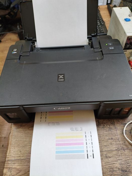 Цветной принтер рабочий Canon pixma g1400