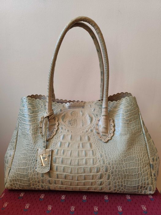 Чанта Furla в цвят мента