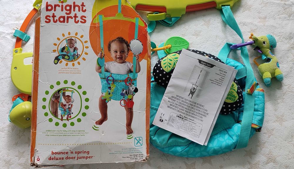 Като нови Bright Starts Бънджи гащи Bounce 'n Spring Deluxe