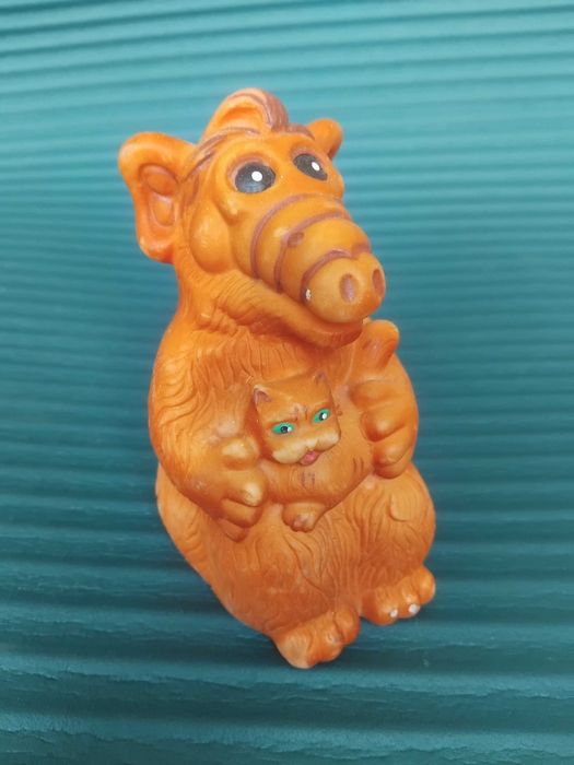 АЛФ / ALF стара колекционерска гумена фигура играчка