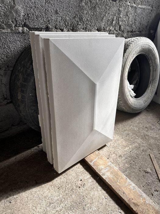 Capace si interval gard - albe sau gri - din beton pentru gard