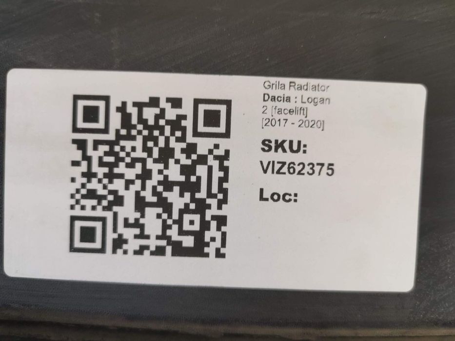 Grila Radiator Dacia  Logan 2 [facelift] 2017 2018 2019 2020 Original