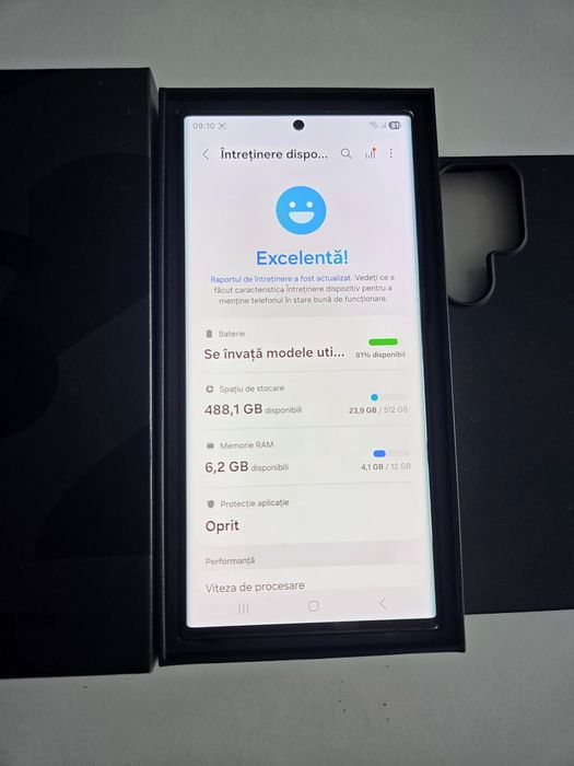 S22 Ultra 512 full box