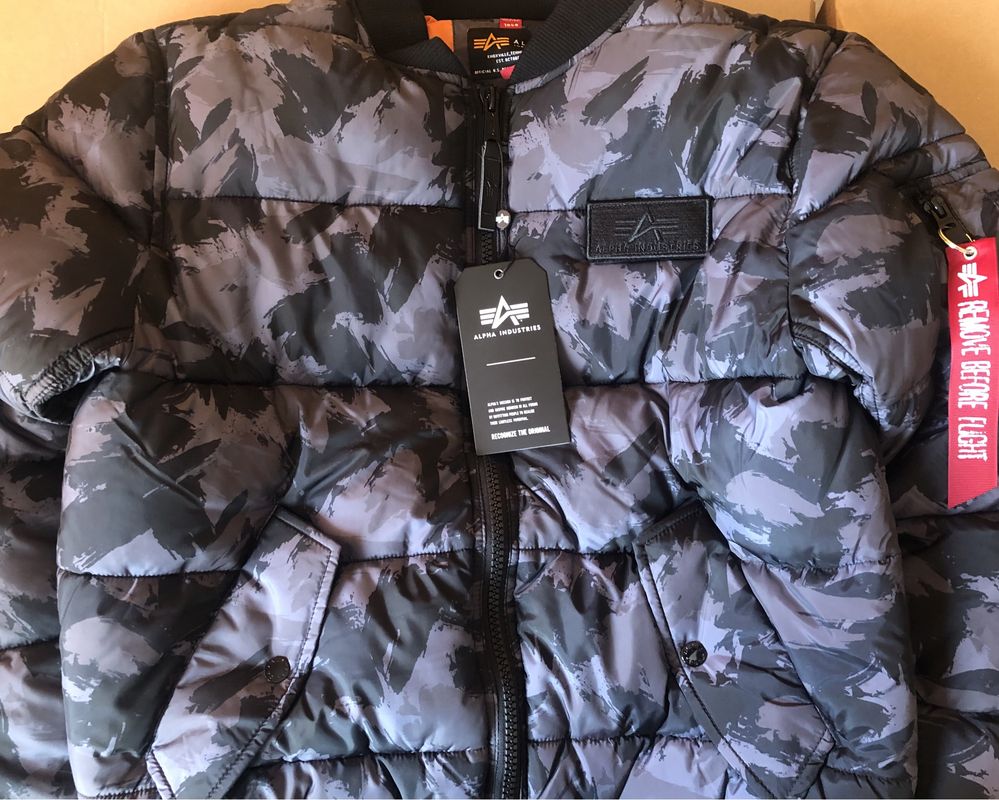 НОВО Alpha Industries MA-1 Puffer Bomber ОРИГИНАЛНО мъжко яке - M