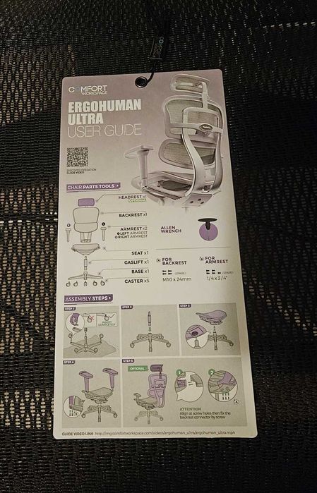 Scaun ergonomic ERGOHUMAN2 PDH ULTRA ca nou, cu garantie