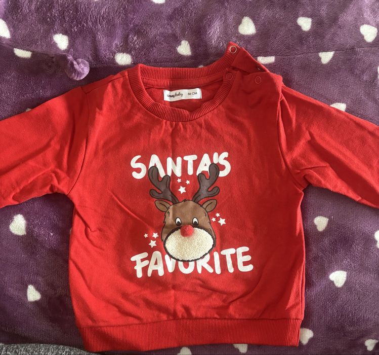 Set bluze de Craciun pt gemeni - 86-92 cm