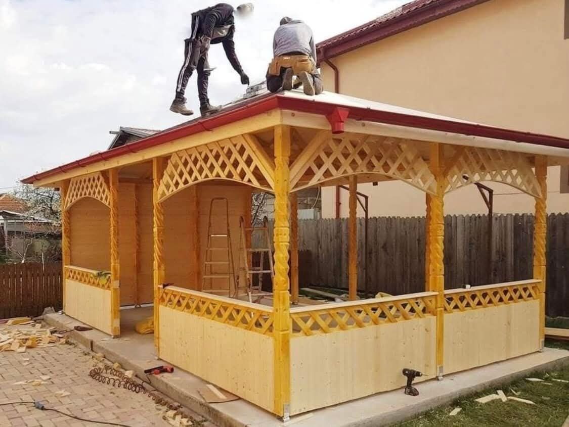 Foisoare din lemn 4m x 6.5m