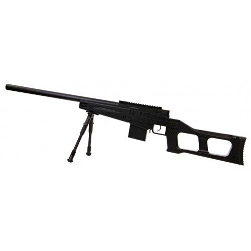 Pusca cu LUNETA Si BIPOD!!ARC Putere MARE Airsoft Aer ComprimatMANUALA