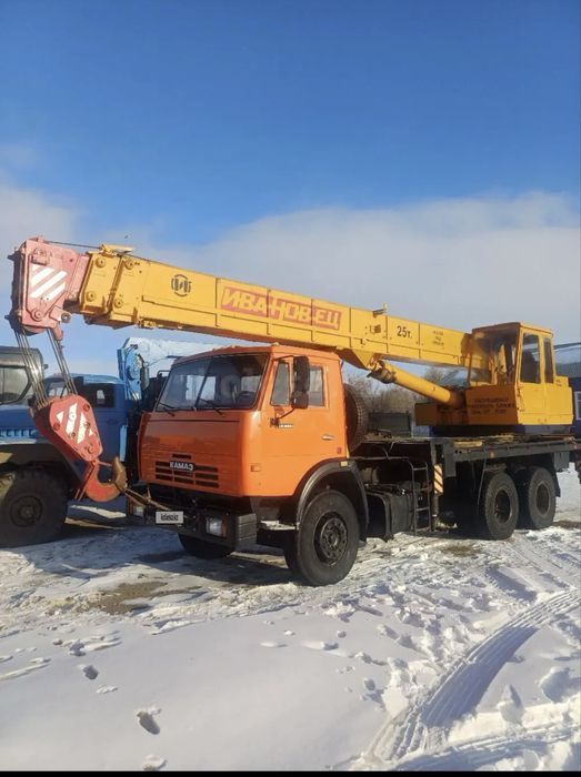 Аренда кран 25 тонник Камаз