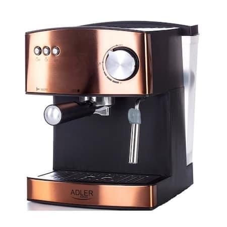 Espressor profesional ADLER AD 4404cr, 850W, 15 bar, 1.6l, Aramiu