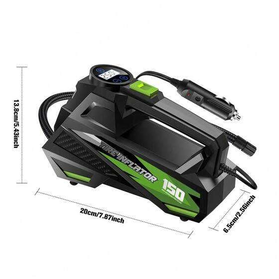 Compresor universal auto moto portabil, CARSUN, 12V, 150PSI, digital