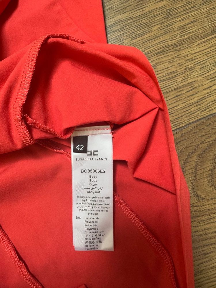 Червено боди Elisabetta Franchi