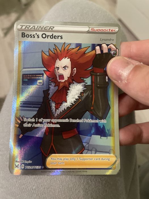 Boss’s oreders pokemon карта