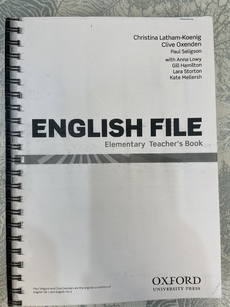 English file for elementary level