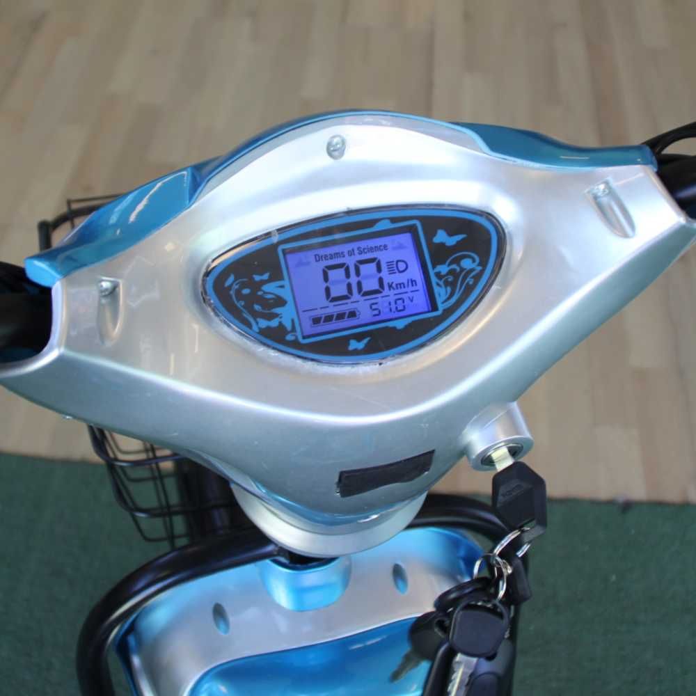 Електрически скутер-велосипед MaxMotors EBZ16 500W – BLUE
