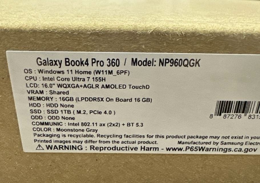 Samsung Galaxy Book4 Pro 360