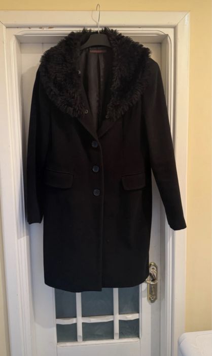 Palton dama zara cu blanita
