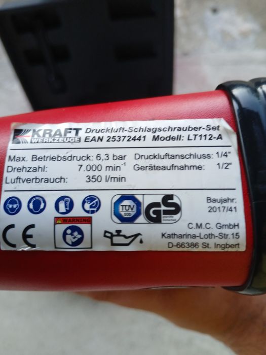 Vand Pistol  impact pneumatic