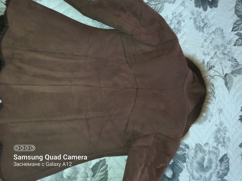 Дамско кожено палто