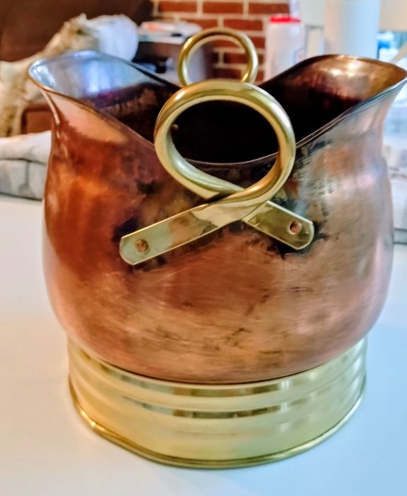 Vas cupru decoratiune interioara