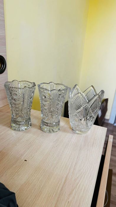Продам вазы Чехия хрусталь