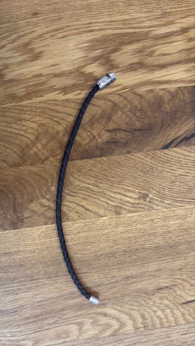 Мъжка черна гривна Montblanc 130896