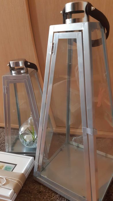 Нова цена 35лв Стилни Коледни декоративни фенери 2бр